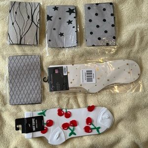Lot of NWT mesh and fishnet ankle socks